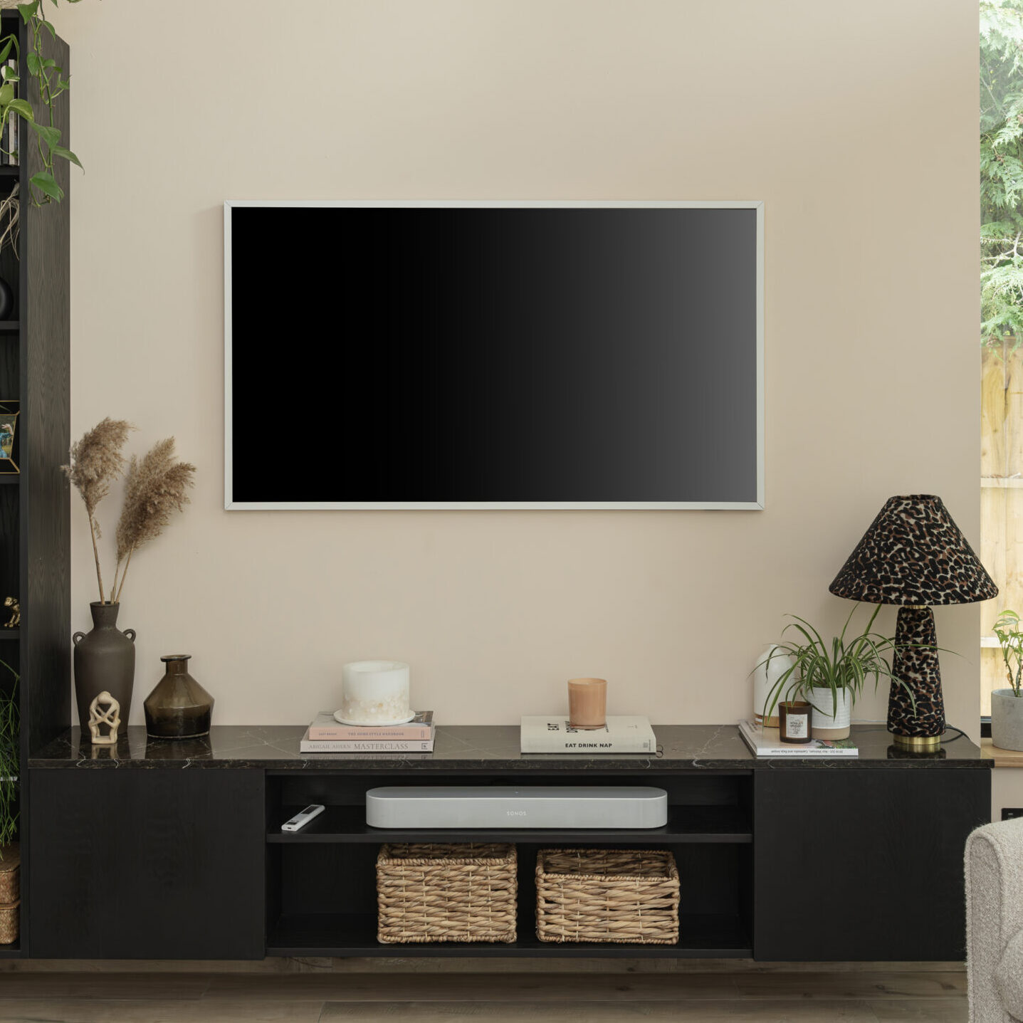 Bespoke media unit by Tyto Designs